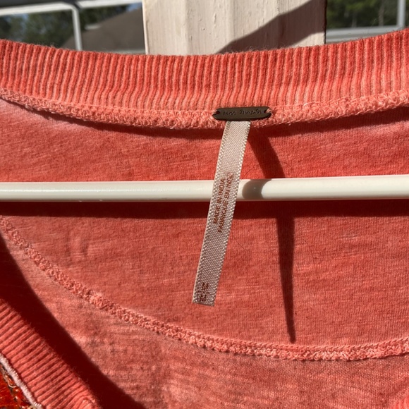 Free People long sleeve cotton Henley tee - Picture 4 of 4